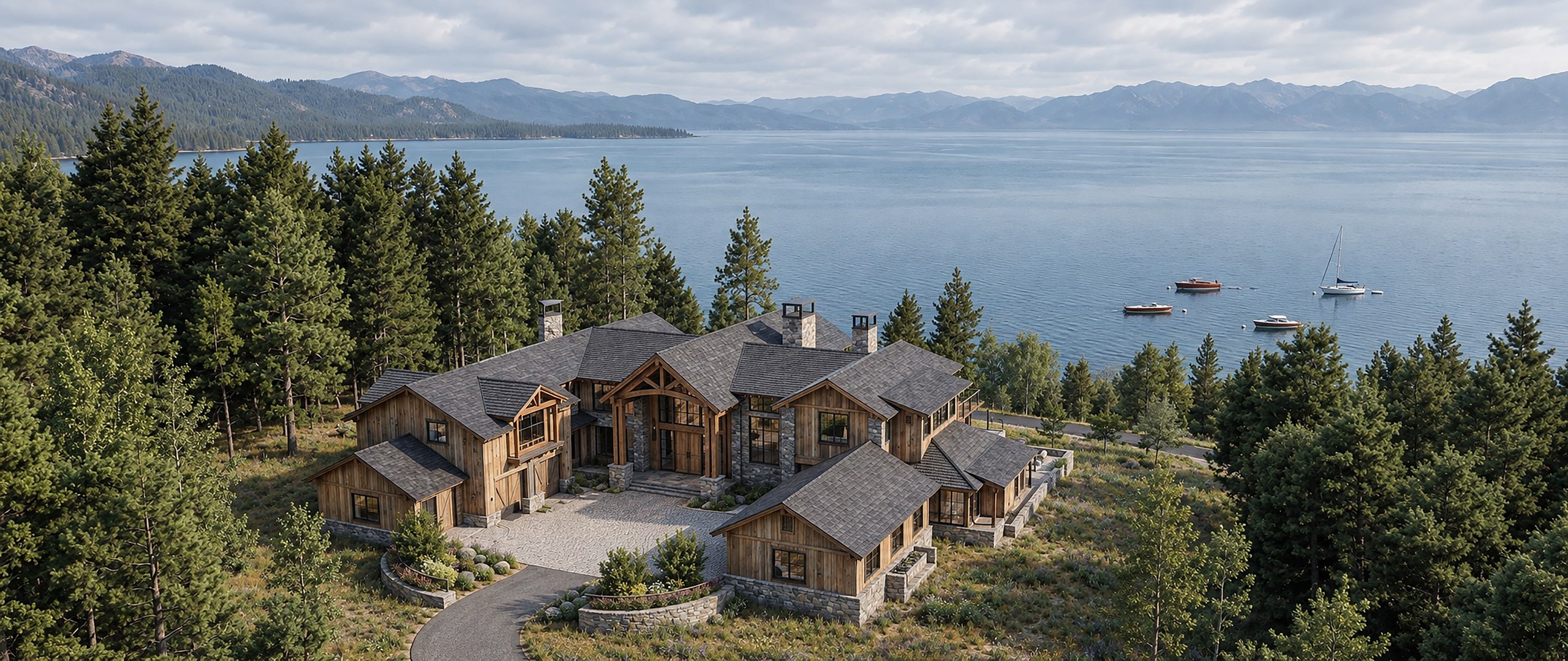 Eagle Rock — mountain residence in Whitefish, Montana by Mineau Architecture