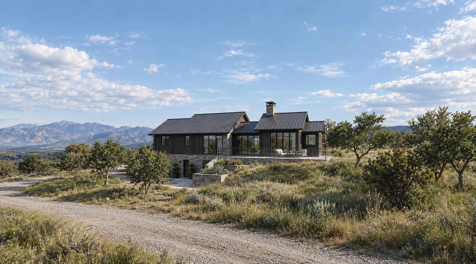 Valley View — exterior overall view